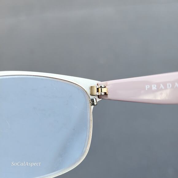 Prada Eyeglasses Frames Only, VPR 65R 53-16-140 Pink, Made in Italy - Picture 12 of 13